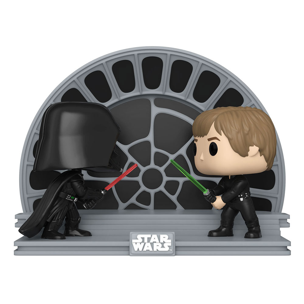 Photo du produit Star Wars Return of the Jedi 40th Anniversary pack 2 POP Moment! Vinyl figurines Luke vs Vader
