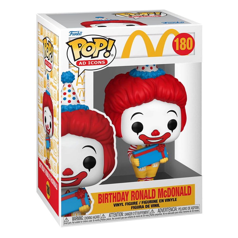 Photo du produit McDonalds POP! Ad Icons Vinyl figurine Birthday Ronald
