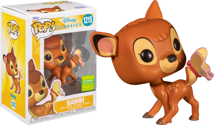 Photo du produit Funko Pop! Disney Bambi with Butterfly (SDCC 2022)