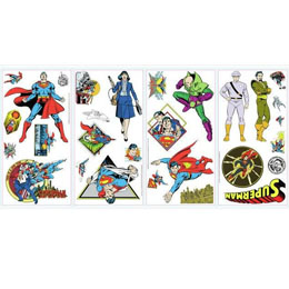Stickers décoratifs Superman DC Comics