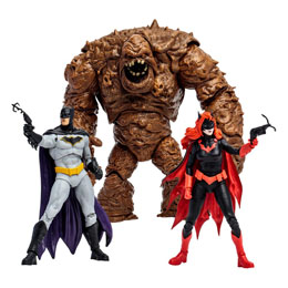 DC Multiverse figurines Multipack Clayface, Batman & Batwoman (DC Rebirth) (Gold Label) 18 cm