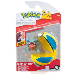 Photo du produit Pokémon Clip'n'Go Poké Ball Griknot & Rapide Ball Photo 1
