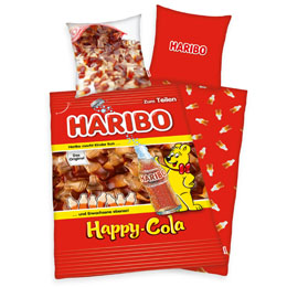 Haribo parure de lit Happy Cola 135 x 200 cm / 80 x 80 cm