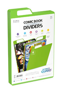 Ultimate Guard 25 intercalaires pour Comics Premium Comic Book Dividers Vert