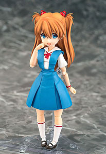 Photo du produit Rebuild of Evangelion figurine Parfom R! Asuka Shikinami Langley School Uniform Ver. 14 cm Photo 2