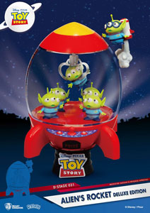 TOY STORY DIORAMA PVC D-STAGE ALIEN'S ROCKET DELUXE EDITION 15 CM
