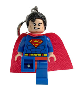 LEGO SUPER HEROES PORTE-CLÉS LUMINEUX SUPERMAN 6 CM