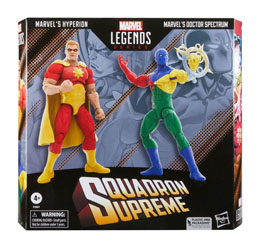Photo du produit Squadron Supreme Marvel Legends pack 2 figurines Marvel's Hyperion & Marvel's Doctor Spectrum Photo 1