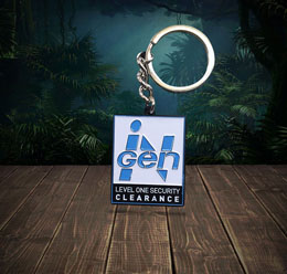 Photo du produit Jurassic Park porte-clés métal InGen Limited Edition 4 cm Photo 1