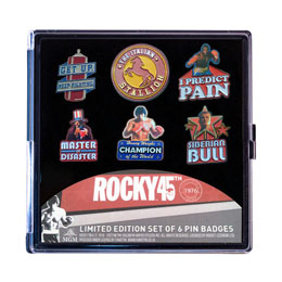 Photo du produit Rocky pack 6 pin's 45th Anniversary Limited Edition Photo 1