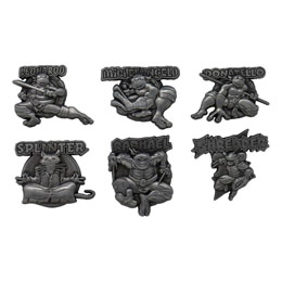 Les Tortues ninja pack 6 pin's Limited Edition