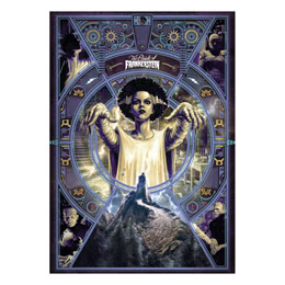 La Fiancée de Frankenstein lithographie Poster Limited Edition 42 x 30 cm