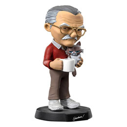 Stan Lee figurine Mini Co. PVC Stan Lee with Grumpy Cat 14 cm