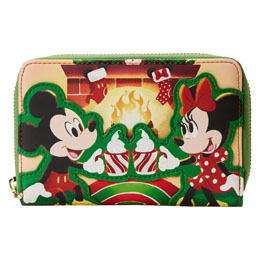 Disney by Loungefly Porte-monnaie Mickey & Minnie Hot Cocoa Fireplace