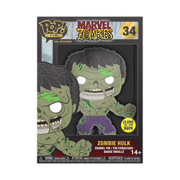 Marvel Zombie Loungefly POP! Pin pin's émaillé Hulk (Glow-in-the-Dark)