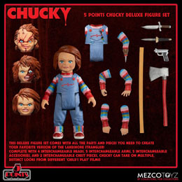 Photo du produit Chucky Jeu d´enfant figurine 5 Points Chucky 10 cm Photo 1