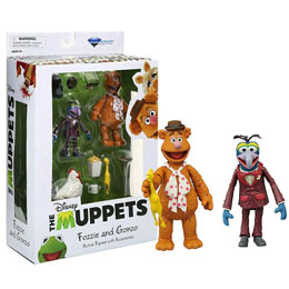 Coffret 2 figurines Action Gonzo et Fozzie Best Of Serie 1 Muppets 13cm