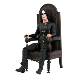 The Crow figurine Deluxe Eric Draven in Chair SDCC 2021 Exclusive 18 cm