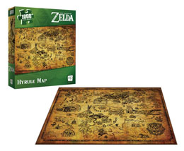 Photo du produit The Legend of Zelda puzzle Hyrule Map (1000 pièces) Photo 1