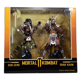 Photo du produit Mortal Kombat pack 2 figurines Sub-Zero & Shao Khan 18 cm Photo 1