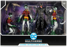 DC pack 4 figurines Collector Multipack The Batman Who Laughs with the Robins of Earth 18 cm