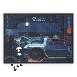 Photo du produit Retour vers le futur puzzle DeLorean (1000 pièces) Photo 1
