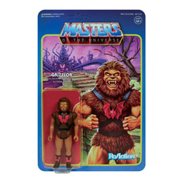 MASTERS OF THE UNIVERSE WAVE 5 FIGURINE REACTION GRIZZLOR 10 CM