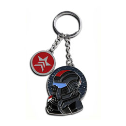 Mass Effect porte-clés métal Shepard Morality
