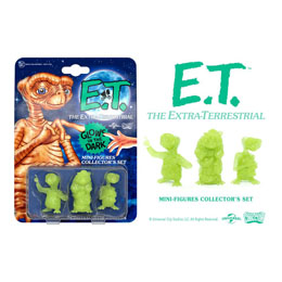 Photo du produit E.T. l´extra-terrestre pack 3 mini figurines Collector's Set Glowing Edition 5 cm Photo 4