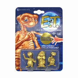 Photo du produit E.T. l´extra-terrestre pack 3 mini figurines Collector's Set Golden Edition 5 cm Photo 2
