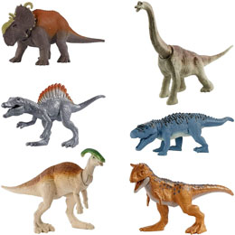 Photo du produit 24 figurines mini dinosaures Jurassic World et son présentoir Photo 2