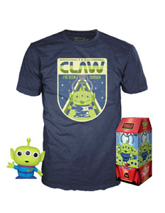 TOY STORY POP! & TEE SET FIGURINE ET T-SHIRT THE CLAW EXCLUSIVE