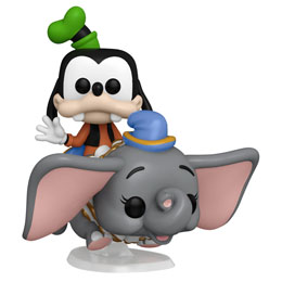 Walt Disney World 50th Anniversary POP! Rides Super Deluxe Vinyl figurine Dumbo with Goofy