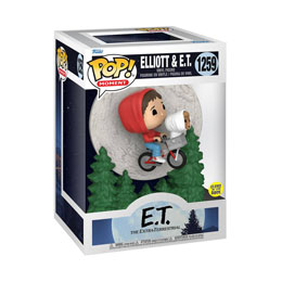 Photo du produit E.T. l´extra-terrestre POP! Moment Vinyl figurine Elliot and ET Flying (GITD) Photo 2