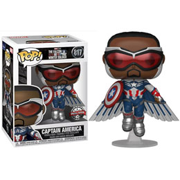 Funko POP Marvel The Falcon and the Winter Soldier Captain America Exclusive