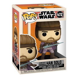 Photo du produit Star Wars POP! Vinyl figurine Bobble Head Han Solo (Concept Series) Photo 1