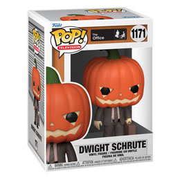 Photo du produit The Office US POP! TV Vinyl Figurine Dwight with Pumpkinhead Photo 1