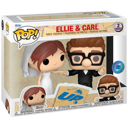 Pack 2 figurines POP Disney UP Ellie & Carl Exclusive