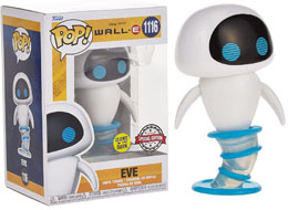 Wall-E assortiment POP! Disney Vinyl figurines Eve Flying (Glow-in-the-Dark)