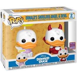 Coffret 2 Figurines POP Disney Donald Duck - Donald Angel & Devil Exclusive