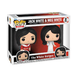 Photo du produit The White Stripes pack 2 POP! Rocks Vinyl figurines Jack White & Meg White Photo 1