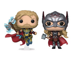 Thor Love and Thunder pack 2 POP! Vinyl figurines Thor & Mighty Thor