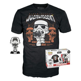 Photo du produit Star Wars POP! & Tee set figurine et T-Shirt Stormtrooper Photo 1