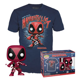 Marvel POP! & Tee set figurine et T-Shirt Deadpool HLD