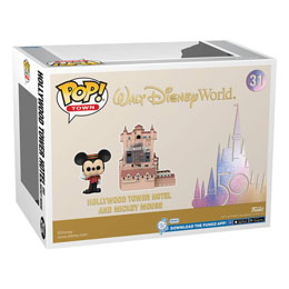 Photo du produit Walt Disney Word 50th Anniversary POP! Town Vinyl figurine Hollywood Tower Hotel and Mickey Mouse 9 cm Photo 2