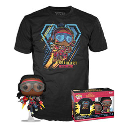 Black Panther Legacy POP! & Tee set figurine et T-Shirt Ironheart MK1