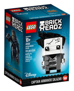 Photo du produit LEGO BRICKHEADZ PIRATES DES CARAIBES LA VENGEANCE DE SALAZAR CAPTAIN ARMANDO SALAZAR Photo 1